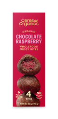 Ceres Organics chocolate raspberry fudgy bites 120g