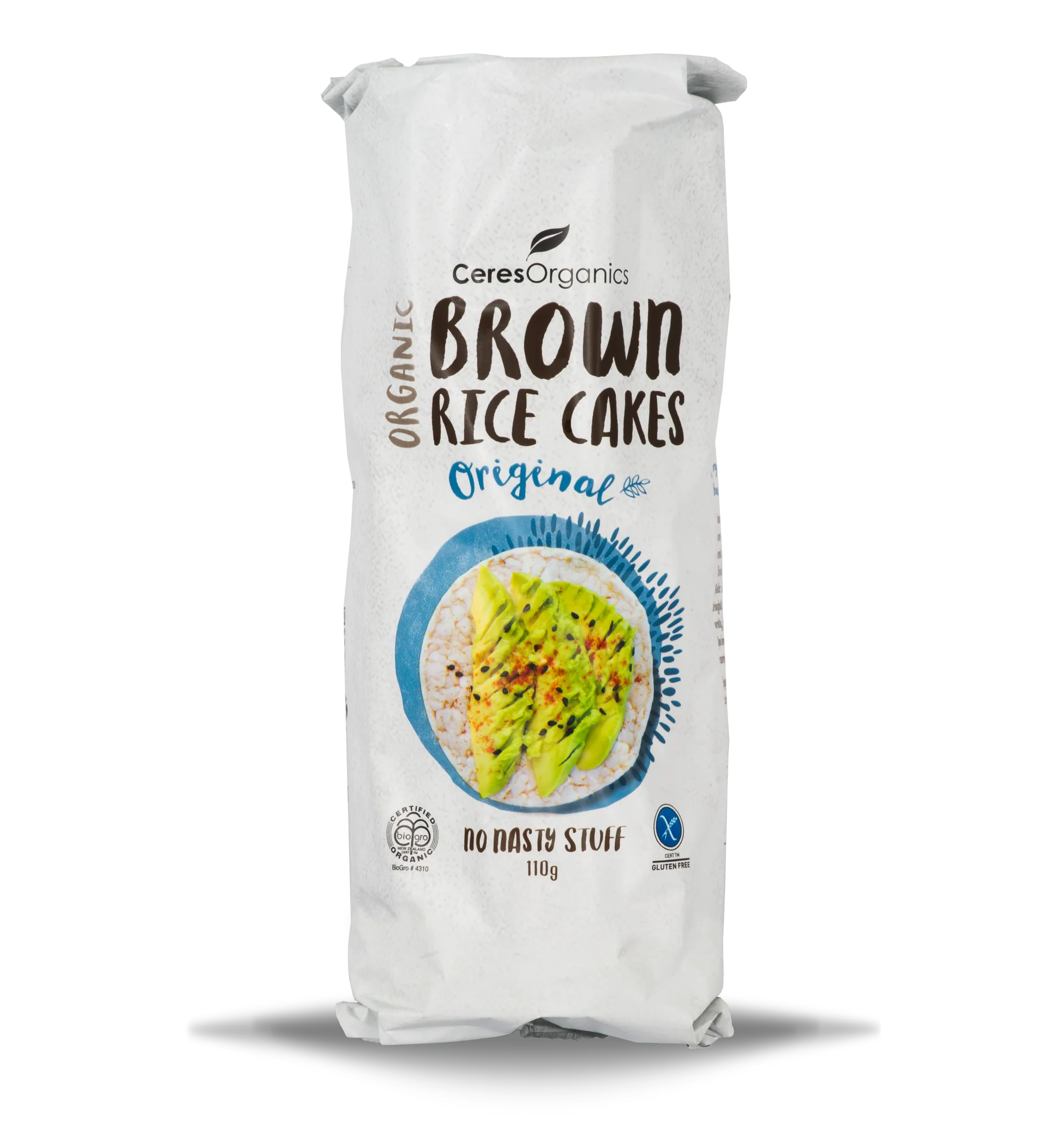 Organic Brown Rice Cakes Original 110g