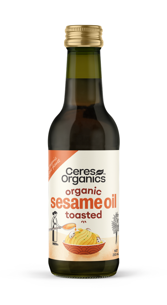 Ceres Organic toasted sesame oil certified organic 250ml