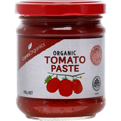 Ceres Organics tomato paste certified organic 190g