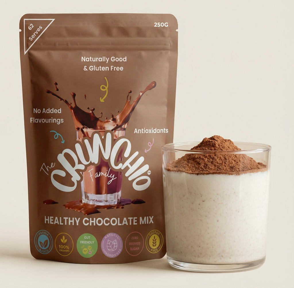 Crunchio certified organic ingredients 250g