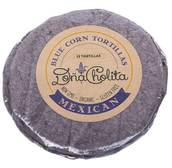 Dona Cholita Blue Corn Tortillas certified organic