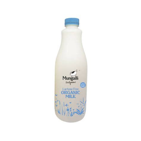 Mungalli certified organic lactose free milk 1.5lt