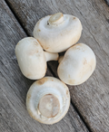Mushrooms white button certified organic per kg