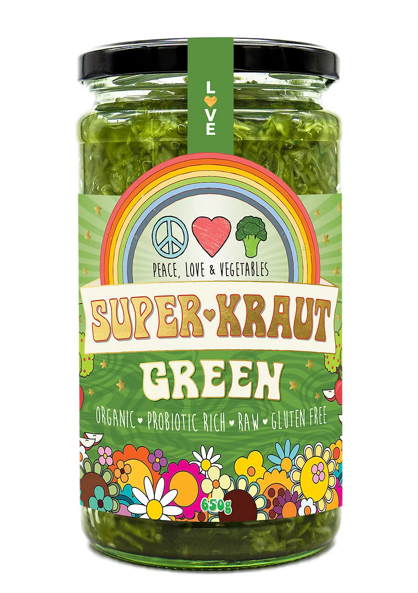Super Kraut Green Peace Love and Vegetables 650g certified organic ingredients