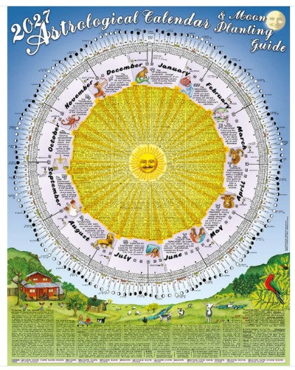 2027 Astrological Calendar and Moon Planting Guide What a great gift idea!