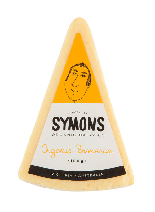 Symons parmesan cheese certified organic 150g