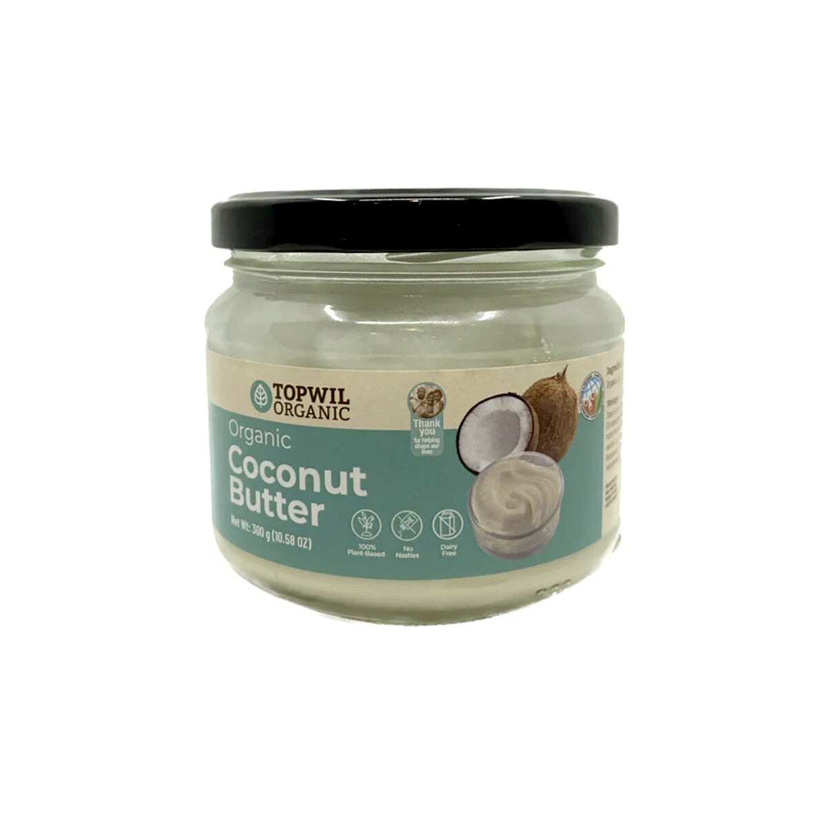 Topwill coconut butter certified organic 300g