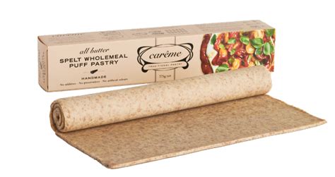 Careme spelt wholemeal butter puff pastry 375g NEW!