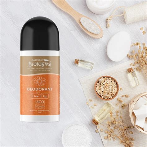 Biologika deodorant live it up certified organic 70ml