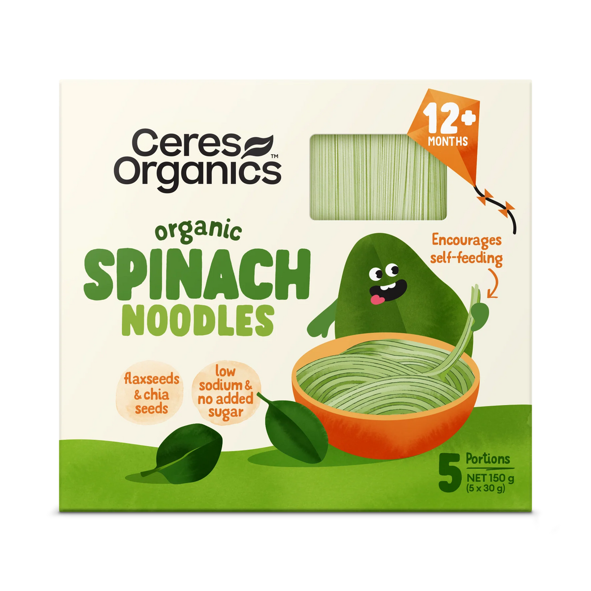 Ceres Organics Vegetable Noodles - Spinach 150g