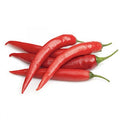 Chillies red long certified organic $30 kg