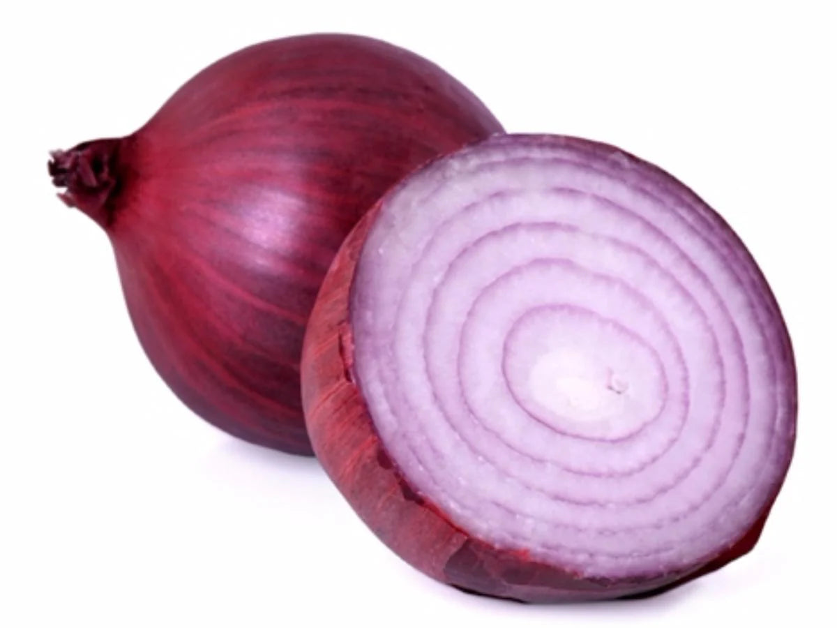 Onions purple certified organic per kg