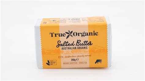 Butter salted certified organic, 250g