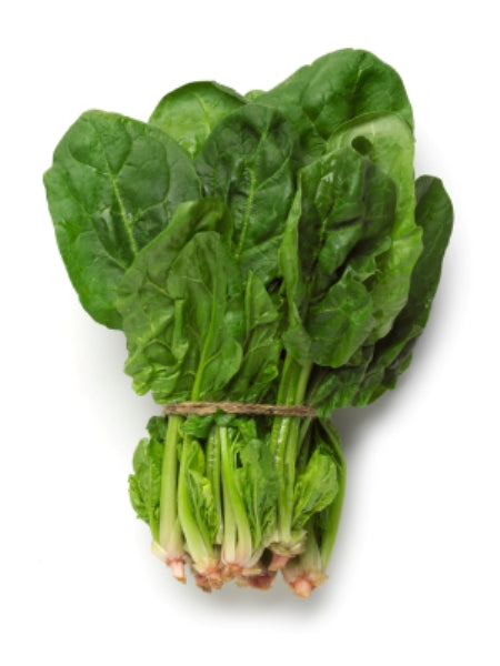 Spinach English certified organic per bunch